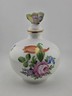 Herend Porcelain Printemps Perfume Bottle Butterfly Dauber Perfect & Elegant!