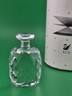 Vintage 1970 Swarovski Faceted Clear Crystal 2.5" tall ONE TON Paperweight W Box