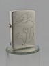 2003 Zippo Lighter DOUBLE SIDED Wrap Around ENGRAVED DRAGON with RED EYE. Works