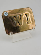 Antique Indian Wars State Of Wisconsin Militia Waist Belt Plate 1885-1900