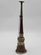Rare 19th C Antique OOK Tibetan Buddhist Monastery Copper DungChen Instrument.
