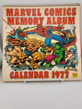 MARVEL COMICS MEMORY ALBUM CALENDAR 1977 ROY THOMAS JACK KIRBY COLAN UNUSED.