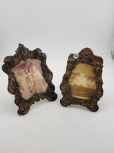 Antique Victorian Miniature Picture Farmes. Gorham Sterling Silver & Baroque.