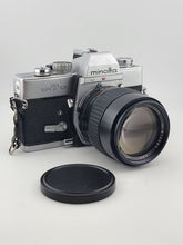 Minolta SRT 101 35mm SLR Film Camera W Venus 1:2.8 F 1 35mm Lens. Untested.