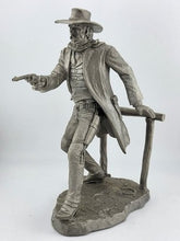 Franklin Mint Western Heritage Museum Fine Pewter The Gunfighter by Jim Ponter