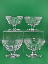 Set Of 4 Signed Baccarat VALANCAY Crystal Champagne Sherbet Glass Bowl. VG Cond.