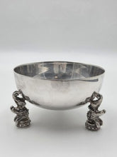 Rare OOAK Jean Boggio Figural Elephant Silver Centerpiece Bowl Surrealist Decor