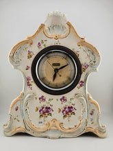 Rare Antique Rudolstadt Germany Porcelain United Electric Clock. Working Cond.