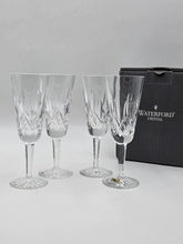 Waterford Crystal Lismore Champagne Flutes Set of 4 Ireland w/ Original Box. New