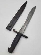 ORIGINAL WW2 SPANISH MAUSER M1941 BOLO BLADE BAYONET AND SCABBARD MADE IN TOLEDO