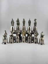 Vintage Complete Set of 12 Reed & Barton's 12 Days of Christmas Silver Bells.