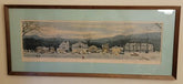 Rare Hand Signed Norman Rockwell "Stockbridge, Main Street At Christmas" 1967.