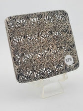 Antique 1920's Handmade European 800 Silver Filigree Cigarette Case Art Deco.