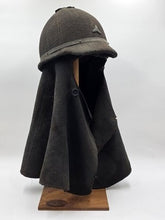 Rare Original Imperial Japanese WWII Civil Defense Fire Brigade Helmet W Skirt