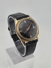 Rare 1960's Pierpont 25 J Automatic Incabloc Swiss Black Dial Men Watch. Works.