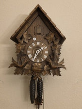 Vintage Birds Nest Cuckoo Clock by August Schwer Regula 1-day Movement. Read.