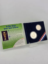Vintage 1994 World Cup US Mint Silver Coins set $1 50c US Mint New York /Jersey
