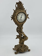 Antique 19th C Jennings Brothers Art Nouveau “Holly” Clock 1891. Spring Broken