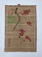 Rare Vintage Chinese Mat straw Carpets Handmade Decorative Wall Hanging 18"