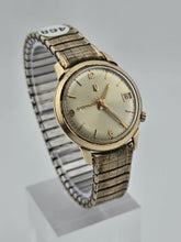 Vintage 1969 Bulova Accutron M9 14KT Gold Filled Tuning Fork Date Watch. Works.