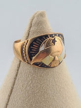 Vintage 10k Solid Gold Masonic Ostby Barton Shriner Ring Size 9. Weight 6.1 Gram