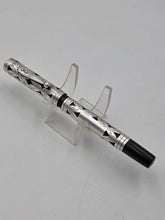 Antique Waterman's Ideal Sterling Silver Overlay Lever Fill Fountain Pen USA