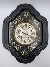 Antique 19th C Mother Of Pearl French E Chery Chateaumeillant Clock. Works. Read