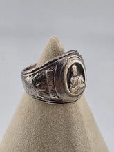 1940's Sterling Silver DeMolay Masonic Chevalier Ring Knights Templar Fraternal