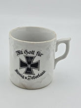 Antique Original WWI German Porcelain Coffee Cup Iron Cross 1914 Kaiser Wilhelm