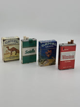 Lot Of 4 Vintage Cigarette Pack Lighters Camel Salem Winston Novelty. Untested.