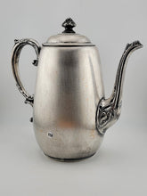 Antique Wm. Rogers & Son "Spring Flower" Silver Plated Tea/Coffee Pot.