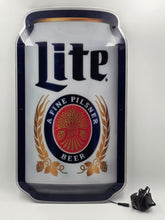 1995 Miller Lite LED Bar Sign Lighted Beer Wall Decor 26” Man Cave Pub. Working.