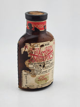 Very Rare Antique POISON Diamond Antiseptics Medicine Bottle W Original Label.