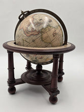 VTG Old World Zodiac Astrology Wooden Desktop 11” Globe w/ Stand -Made in Italy