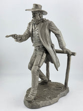 Franklin Mint Western Heritage Museum Fine Pewter The Gunfighter by Jim Ponter
