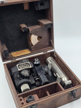 WWII US Army Air Corps A-10 Bubble Sextant Agfa Ansco Aircraft Navigation Case