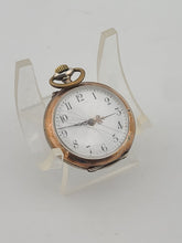 Rare Antique European 800 Silver Pocket Watch C1890 Enamel Dial 33mm. Working.