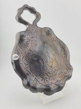 Rare Antique 1904 Art Nouveau Sterling Silver Heavy Hand Mirror German Repousse.