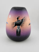 Signed E. Johnson Navajo Beautiful Handmade Pottery Mystique Maiden Vase