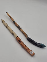 Set Of 2 Rare One Of A Kind Handmade Wooden Magic Wand Fantasy Staff Cosplay.