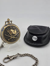 Vintage JEB Stewart Pocket Watch Franklin Mint Civil War Library & Museum. Works