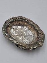 Antique Art Nouveau Sterling Silver Repousse Leaf Vine Bonbon Dish 115.7g