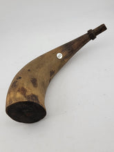 Antique 19th Century Civil War Era American Natural Powder Horn 8" Long.