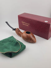 Rare Vintage Mario Grandi Fatta In Italia Pipe Flat Type. Unsmoked. W Box.
