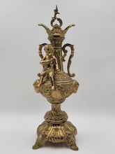 Vintage Italian Mid Century XL Brass Putto Putti Cherub Sculpture Rococo Style