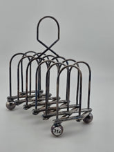 Antique Silver Plated Victorian Toast Rack Thomas White Sheffield England C1880
