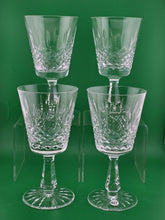 Set Of 4 Antique Waterford Crystal Kenmare Water Goblet Glasses 6 3/4" H