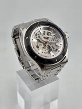 Akribos XXIV Men AK477BK Skeleton Stainless Steel Automatic 44mm Watch. Works