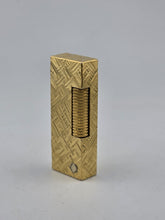 Rare Vintage Dunhill Rollagas Gold Tone Textured Switzerland Very Clean.