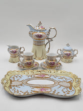 Stunning Antique Royal Vienna Ceramic Tea Service for 2 Hand Painted.